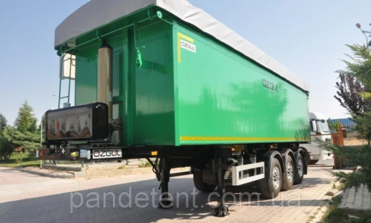 Тенты ПВХ на зерновоз, самосвал, накидка с люверсами из ткани ПВХ - фото № 1