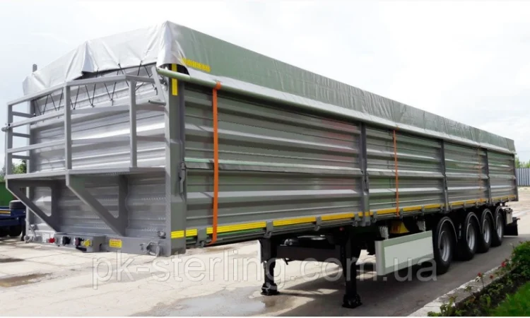 Тент накидка пвх-Без предоплаты на полуприцеп, зерновоз с люверсами, скоба, эспандер, трос - фото № 7