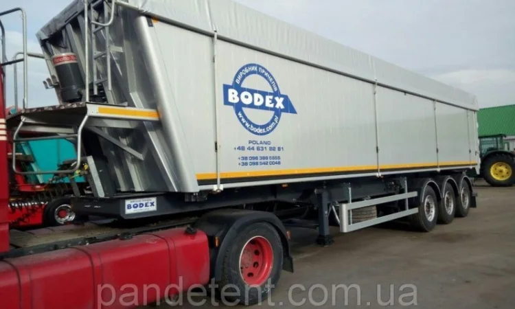 Тенты ПВХ на зерновоз из водо и мороустойчивой ткани ПВХ - фото № 5