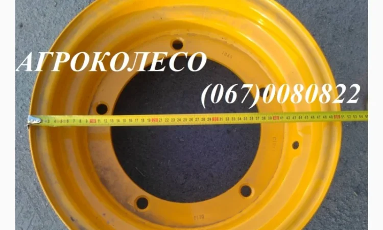 Диск колесный JCB 3CX (9x18) передний, шина 12.5/80-18 - фото № 4