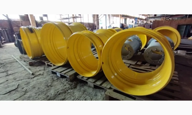 Изготовдение колесных дисков DW25x42 на Трактори Massey Ferguson (Массей Фергюсон) - фото № 1