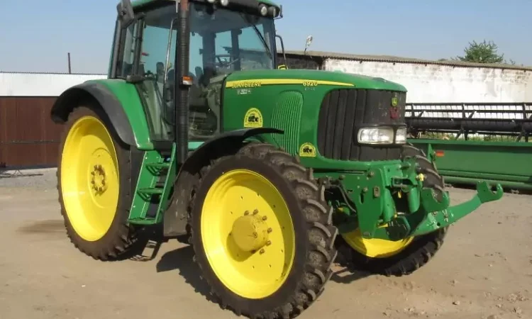 Комплект колес (шина+диск) на трактор John Deer 6200 (320/90R46 и 320/85R28) - фото № 1