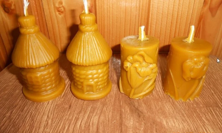 Восковые свечи из натурального воска - фото № 1