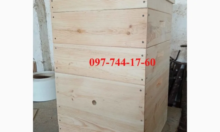 Вулики Рута та Дадан (10 і 12 рамок) — клеєні в шпунт на водостійкому клеї - фото № 2