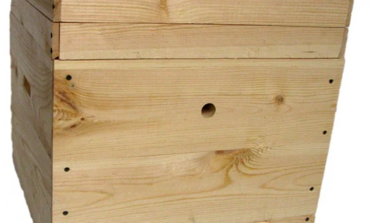 Улей Дадан на 10 рамок, однокорпусный, з комплектуючими деталями - фото № 1