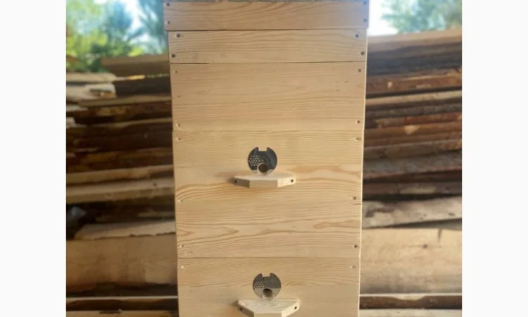 Улей Дадан на 10 рамок, 2 корпуса + магазин, готовый комплект - фото № 2