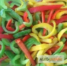 Перець різаний полоска (асорті) ш/з, Україна - фото № 1