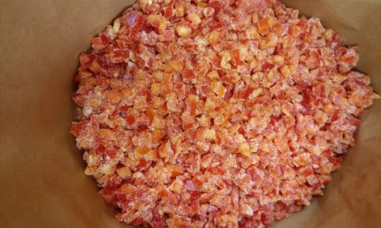 Перець червоний кубик с/м - фото № 1