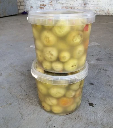 Соленый помидор зеленый - фото № 1