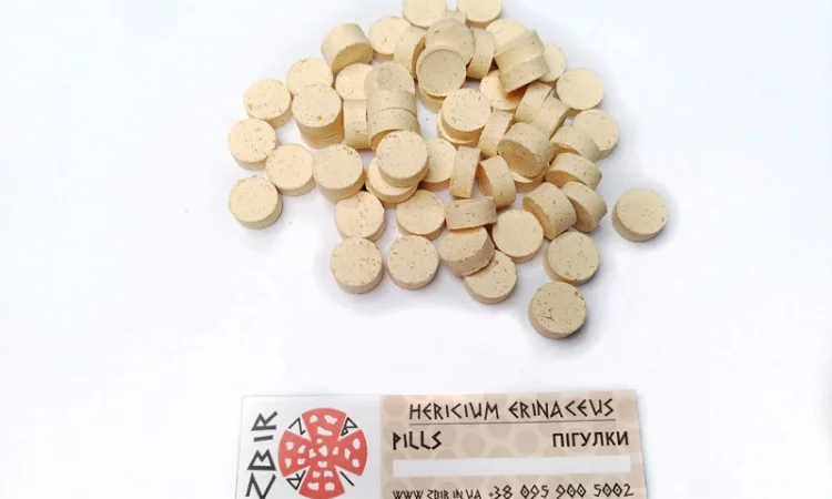 Їжовик Гребінчастий (Hericium erinaceus) у пресованих пігулках - фото № 2