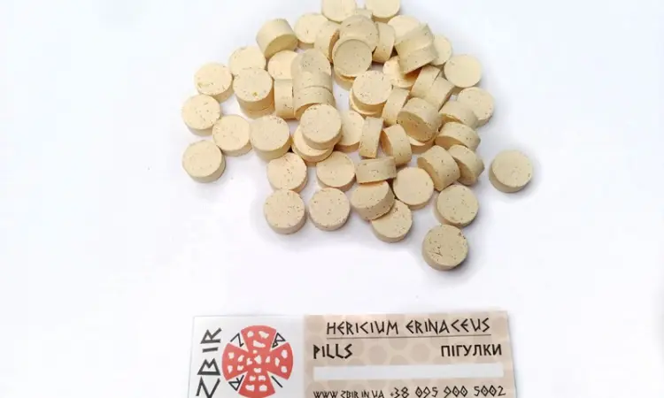 Пресовані таблетки Їжовика Гребінчастого (Hericium erinaceus) - фото № 2