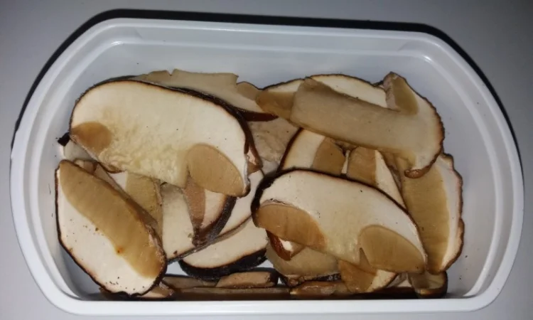 Слайси білого гриба морожені в упаковці - фото № 1