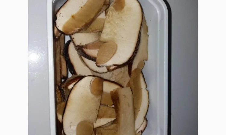 Слайси білого гриба морожені в упаковці - фото № 3