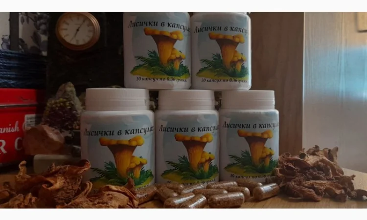 Лисички сушеные, в капсулах - фото № 1
