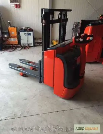 Электрический штабелер LINDE L14 1, 4т 1, 9м-высота подъема - фото № 1