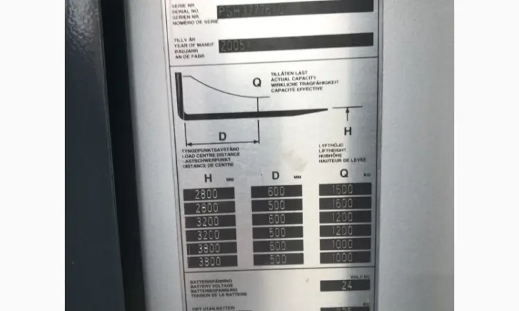 Штабелер электрический Nissan Atlet 1, 6т 3.8м - фото № 4