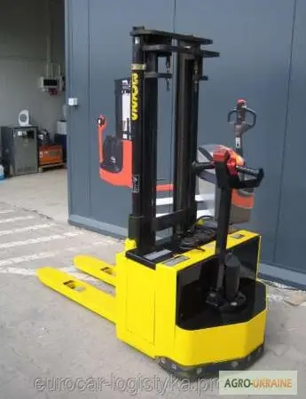Электрический штабелер BOSS 1500 кг 290 см-высота подъема - фото № 3