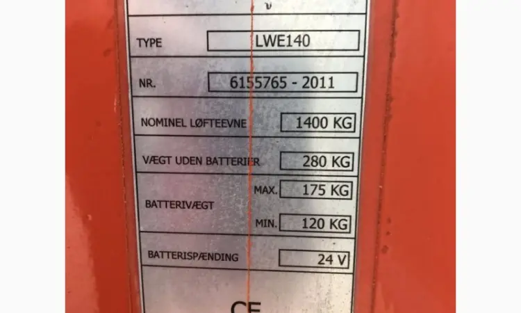 Электротележка TOYOTA BT LWE 1.4т - фото № 4
