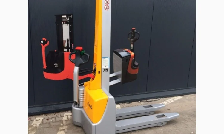 Поводковий штабелер электрический JUNGHEINRICH EMC 110 1т 1, 6м но - фото № 3