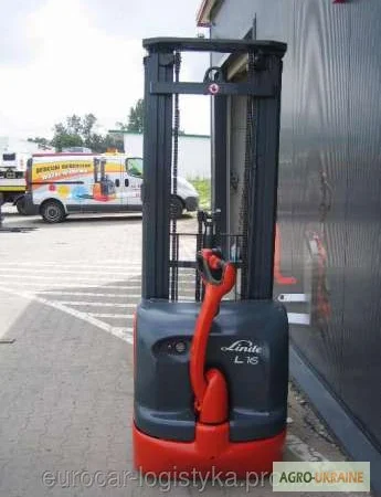 Штабелер электрический LINDE L16 1.6т 5, 4м - фото № 2