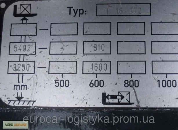 Штабелер электрический LINDE L16 1.6т 5, 4м - фото № 4