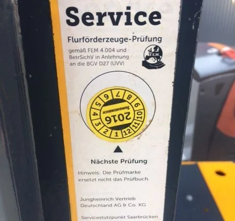 Штабелер электрический самоходный поводковый JUNGHEINRICH 1, 25т 2 - фото № 3