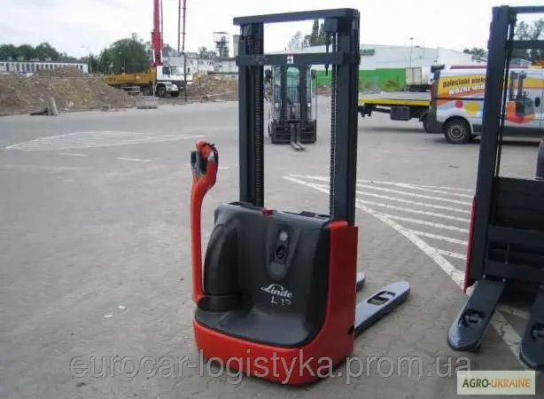 Электрический штабелер LINDE L12 2011г 3, 1м - фото № 4