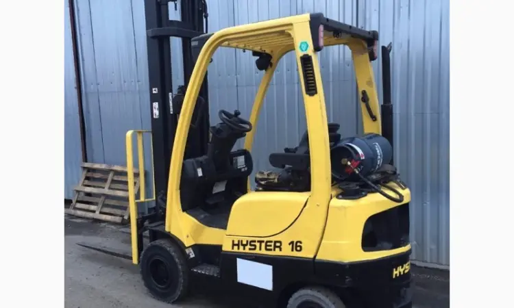 Погрузчик Hyster 1.6т, Triplex 6.5 м, Газ, 2005p - фото № 1