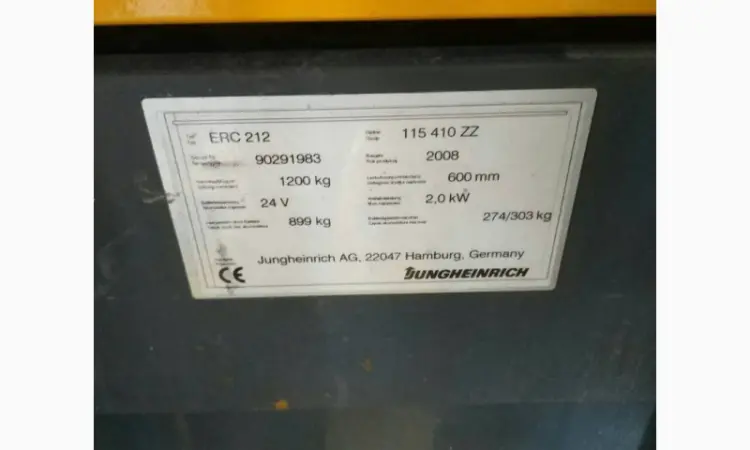 Штабелер электрический поводковый Jungheinrich EJC12 1, 2т 4.07м ГАРАНТИЯ - фото № 11