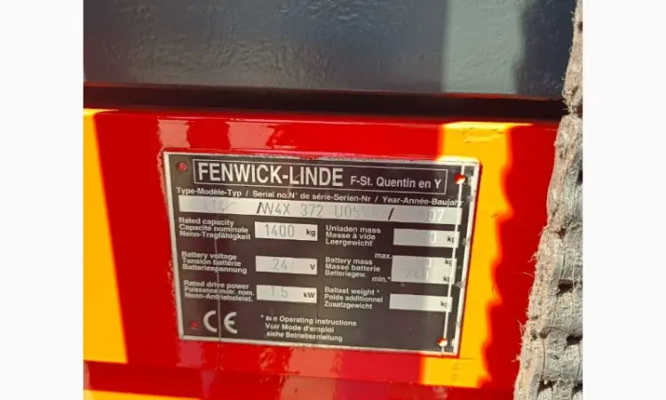 Штабелер электрический LINDE L 14 1, 4т 4.70м - фото № 11