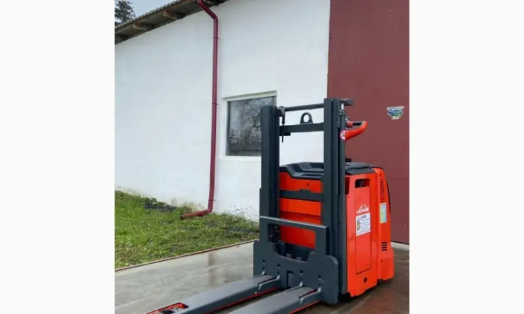 Электрический штабелер погрузчик кара 1014* Linde L12АР 1.2t 1.9m - фото № 18