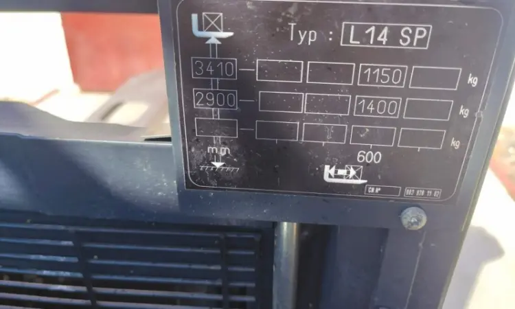 Штабелер електричний 741 Linde L14SP 1, 4т 3, 30м - фото № 5