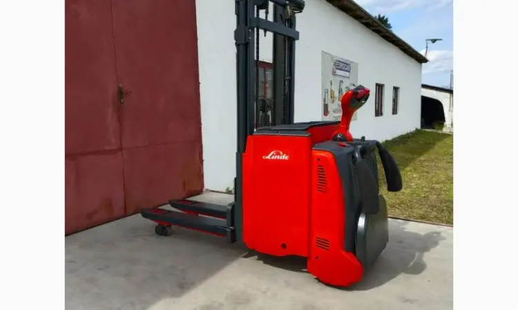Штабелер рокла навантажувач электрический 818*Linde L14L AP 1, 4т 4, 32m - фото № 1