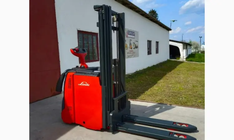 Штабелер рокла навантажувач электрический 818*Linde L14L AP 1, 4т 4, 32m - фото № 10