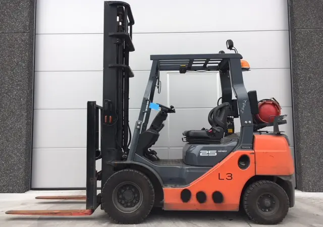 Вилочный погрузчик Toyota 02-8FG25. Спецтехника б/у - фото № 1