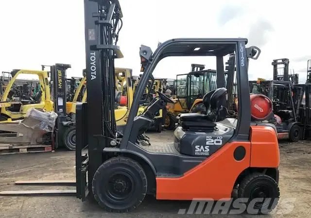 Спецтехника б/у. Вилочный погрузчик Toyota 02-8FGF20 - фото № 1