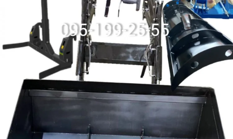 Фронтальний навантажувач КУН, гак для біг-бегів, відвал снігоприбиральний - фото № 1