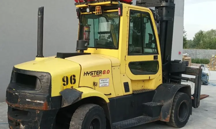 Вилочный погрузчик кара бу 8т. Hyster 3.2м. подъем 2011 года - фото № 2