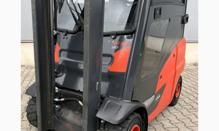 Вилочный погрузчик Linde H18T-02 2019 года кабина - фото № 13