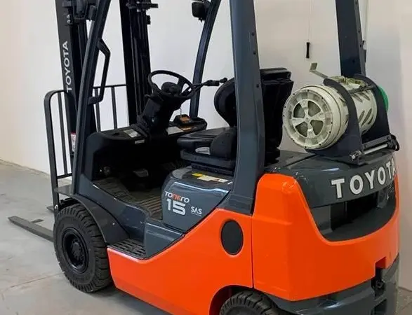 Погрузчик 1.5т. Toyota 02-8FGF15 70 моточасов состояние нового - фото № 7