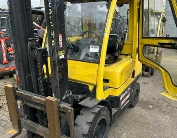 Дизельный погрузчик кара 3т. Hyster H3.0FT 2010 года вагонник - фото № 1