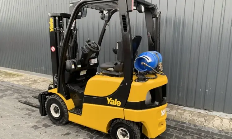 Вилочный погрузчик Yale GLP16VX 2018 года вагонник 2025 мм габарит - фото № 1