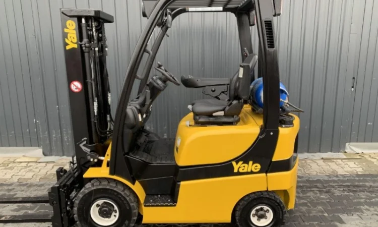 Вилочный погрузчик Yale GLP16VX 2018 года вагонник 2025 мм габарит - фото № 2