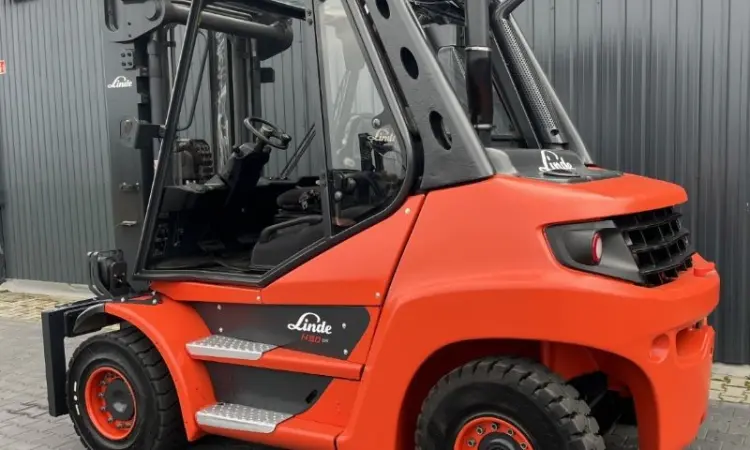 Дизельный погрузчик 5т. Linde H50D 2019 года триплекс - фото № 1