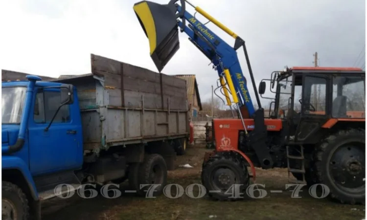 Кун. быстросъёмный погрузчик "М-Техник1600" (швидкоз`ємний навантажувач) - фото № 11