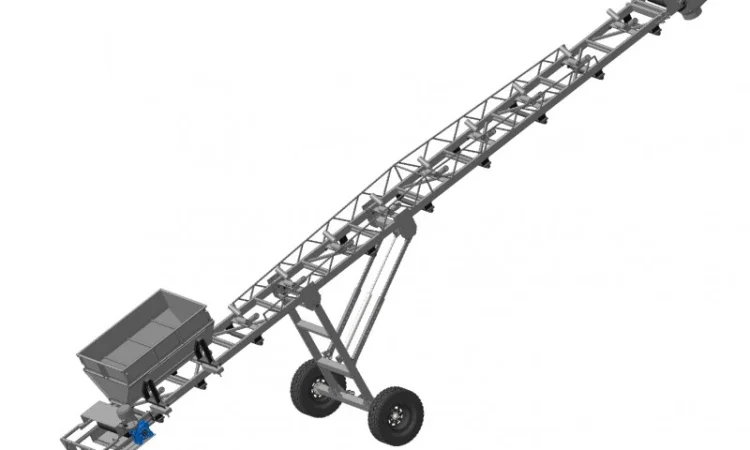 Конвеєр стрічковий пересувний КЛП-12 "Буржуй" для завантаження вагонів, автотранспорту - фото № 3