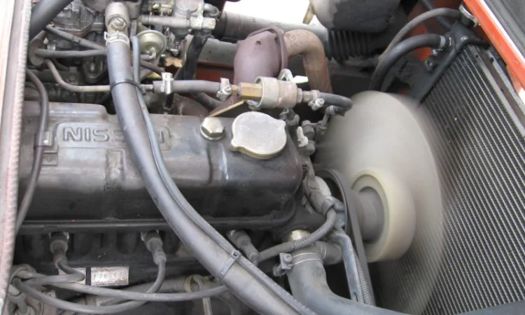 Газ - бензиновый автопогрузчик Nissan J01A15 на 1.5 тонны - фото № 3