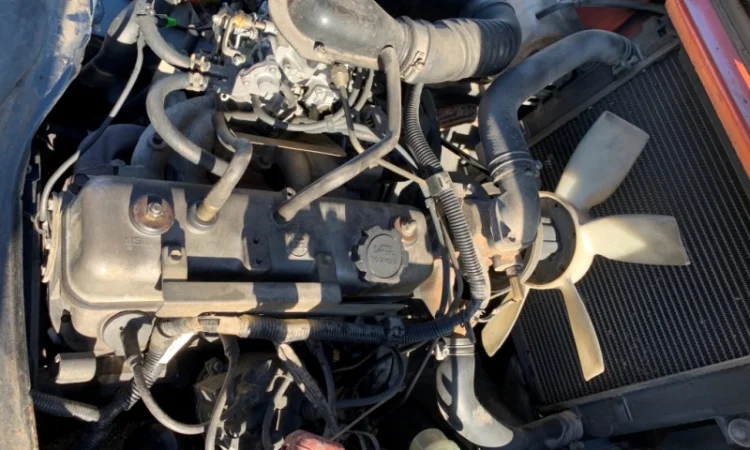 Вилочный автопогрузчик/автонавантажувач Toyota 6FG14 с тройной мачтой на 5 метров - фото № 5