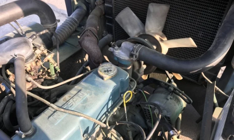 Вилочный автопогрузчик Komatsu на больших 15 колёсах как у 4-х тонного погрузчика - фото № 7