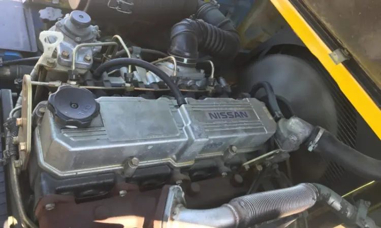 Дизельный вилочный погрузчик Nissan грузоподъёмностью 2 тонны - фото № 6
